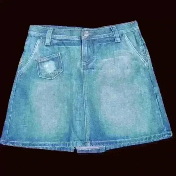 Y2K BCBGirls denim skirt size 2 - Picture 1 of 16